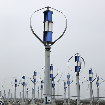Тип генератор ветротурбины IP54 q зеленого цвета 24V 48V 800W ветротурбины вертикальный