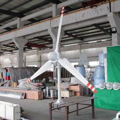 Голубое домодельное соединение фланца ветротурбины 50KW 380V альтернатора