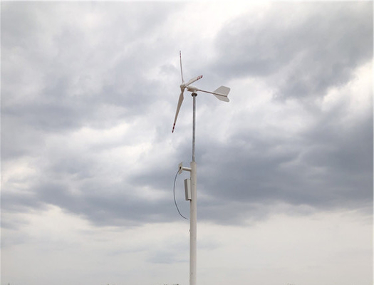 Лезвие стеклянного волокна соединения фланца ветротурбины 3KW 5KW горизонтальное